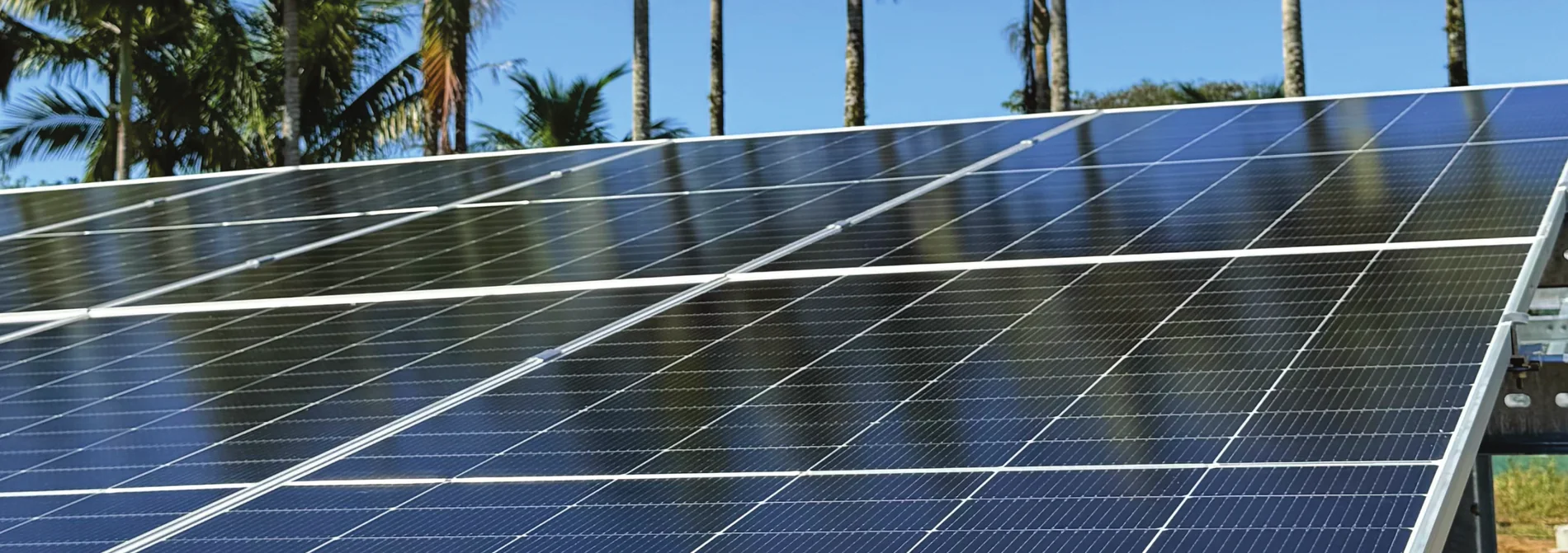 Usina fotovoltaica instalada pela J&F Grupo Solar